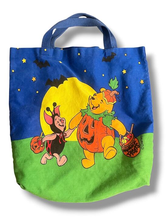 Winnie the Pooh Handbags - Vintage 90's Winnie the Pooh trick or treat bag
